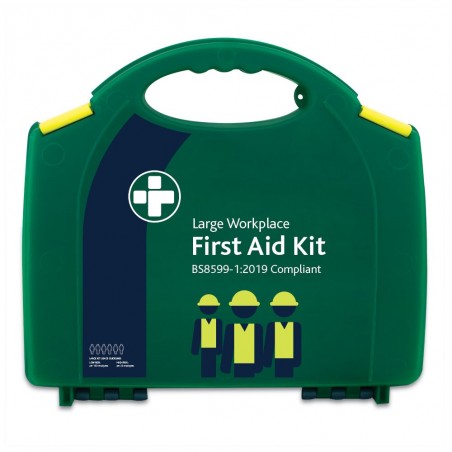 Reliance BS8599-1:2019 Large Workplace First Aid Kit in Green Integral Aura Box