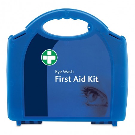 Reliance Triple Eye Wash Station in Blue Integral Aura Box