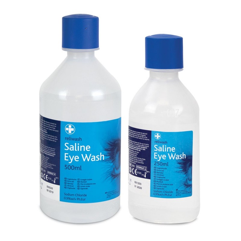 Reliwash Saline 500ml, 250ml Refill Bottle is Sterile, safe, and non-toxic with Twist-seal cap | Shop Reliwash 500ml Refill Bott