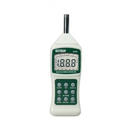 Extech 407750: Sound Level Meter with PC Interface