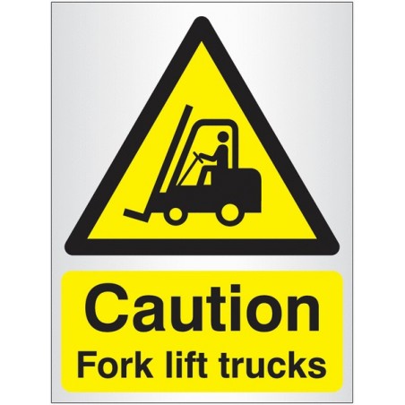 Buy your Caution Fork Lift Truck Signs online with Safety Nigeria - Identify and warn visitors and staff of possible hazards whe