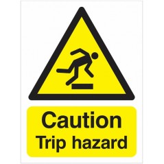 Buy your Caution Trip Hazard Signs online with supplier of Safety in  nigeria | Warn visitors and employees of potential trip ha