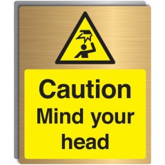 Caution Mind Your Head Signs