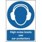 Buy your High Noise Levels Use Ear Protectors Sign online with Safety Nigeria | Give clear instruction on use of ear protectors,
