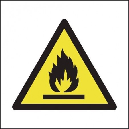 Buy Flammable Symbol Signs online - Warn visitors and employees of potential explosive hazards in & around the workplace | Flamm