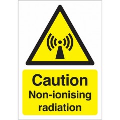 Buy your Caution Non-Ionising Radiation online at safety nigeria -  Warn visitors and employees of potential radiation hazards