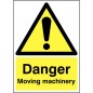 Buy your Danger Moving Machinery Sign online at safety nigeria - Identify and warn staff and visitors of moving machinery