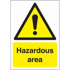 Buy your Hazardous Area Signs online at safety nigeria - Warn visitors and employees of potential hazards in and around the work