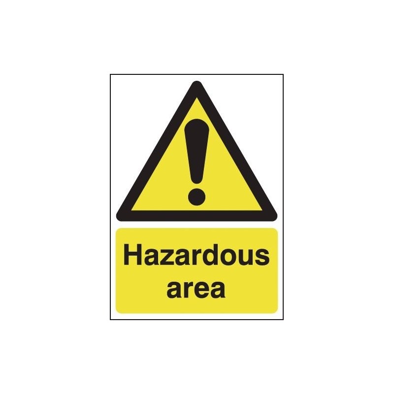Hazardous Area Signs