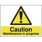 Buy your Caution Maintenance In Progress Two-Sided Hanging Sign online at safety nigeria - Warn staff and visitors that maintena