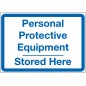 PPE Locker Signs - PPE Stored Here