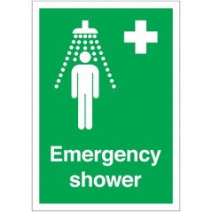 Buy your Emergency Shower Signs online at safety nigeria - Indicate clearly where your emergency showers are located