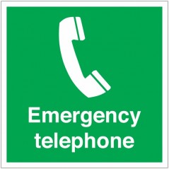 Buy your Emergency Telephone Signs online at safety nigeria - Clearly identify the location of emergency equipment - Order from 