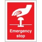 Buy your Emergency Stop Sign online at safety nigeria - Clearly highlight where any Emergency Stop Push Buttons are - Order from