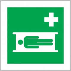Stretcher First Aid Signs