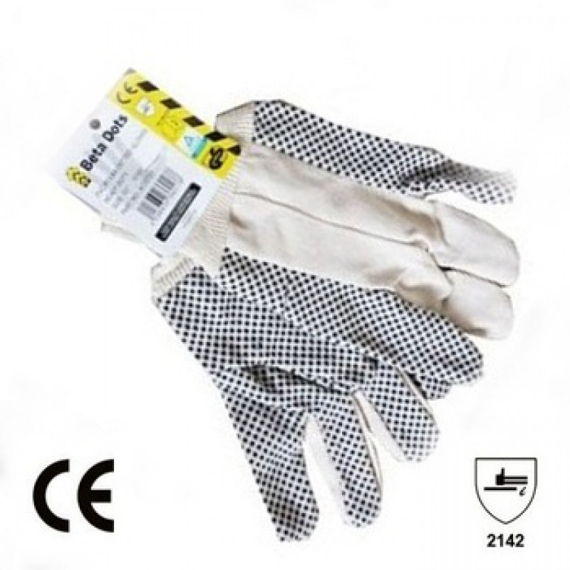 Beta Polka Dotted Safety Hand Glove