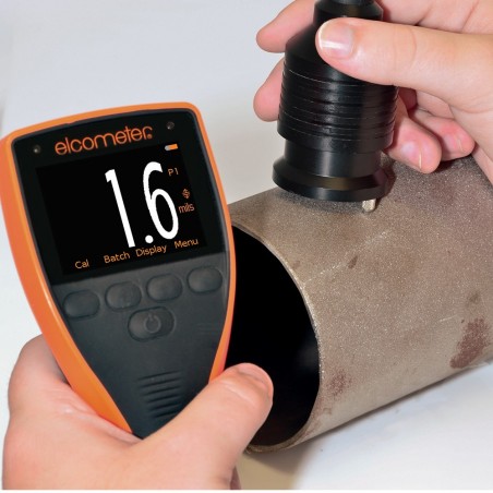 Elcometer 224 Digital Surface Profile Gauge provides fast and accurate surface profile measurements on flat and curved surfaces