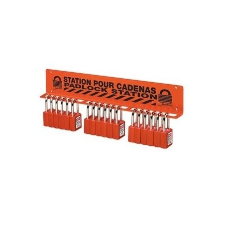 Heavy Duty Padlock Lockout Station, Long & Short