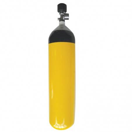 Lalizas - Spare compressed air cylinder 9lt & Valve 300bar assembly with air
