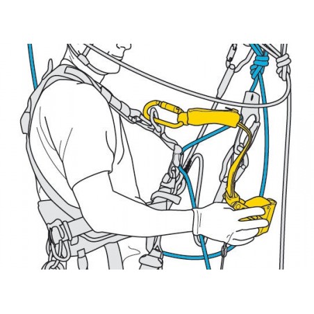 Petzl Asap Lock Mobile Fall Arrester with Locking Function