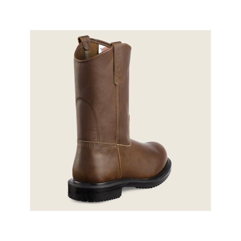 red wing pull on safety toe boots