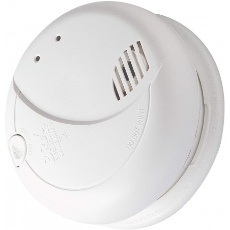 BRK 7010BE Optical Smoke Alarm, Mains Powered with 9 V Battery Backup