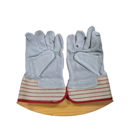 Leather Palm Combination Safety Hand Glove