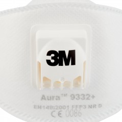 3M Aura 9332 Disposable Particulate Respirator FFP3