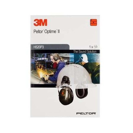 Buy 3M PELTOR Optime II Earmuffs, Helmet Mounted, H520P3E-410-GQ-01