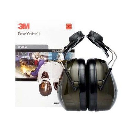 Buy 3M PELTOR Optime II Earmuffs, Helmet Mounted, H520P3E-410-GQ-01