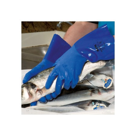 Telsol 351 Oil, Chemical Resistant Protective Cotton Interlock Hand Glove