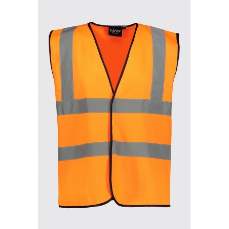 Non-Zip Hi Vis Reflective Jacket