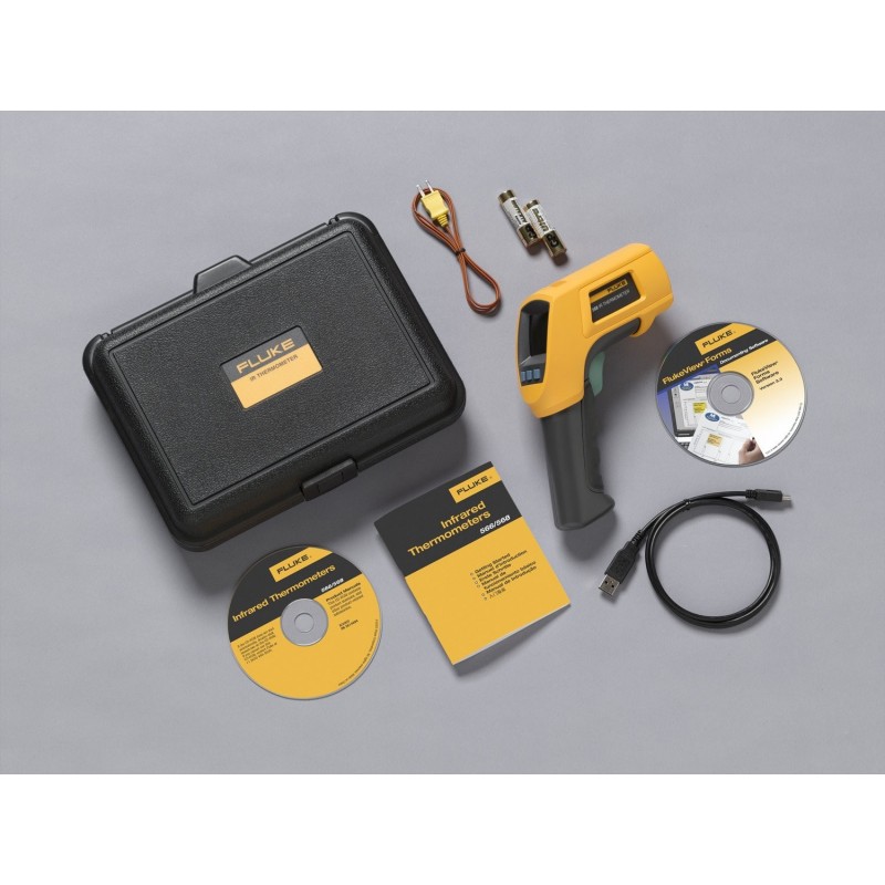 Buy IR Temp Gun Fluke 568 NonContact & Contact Thermometer Meter