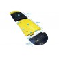 Traffic Speed Ramps Bump 50mm & 75mm high- Recycled PVC Segments