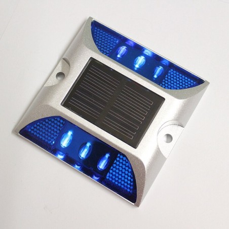 Aluminum Cat Eyes IP68 Reflective Waterproof LED Solar Powered Road Stud Light Ground Light