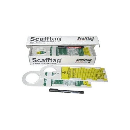 Scafftag Scaffolding Multitag Holder, Insertion and Pen