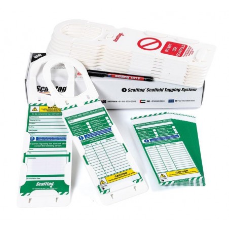 Scafftag Multitag Holder, Insertion and Pen