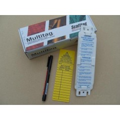 Scafftag Multitag Holder, Insertion and Pen