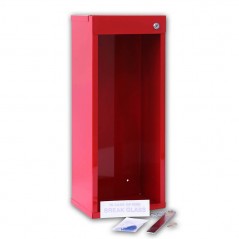 Red Break Glass Fire Extinguisher Cabinet