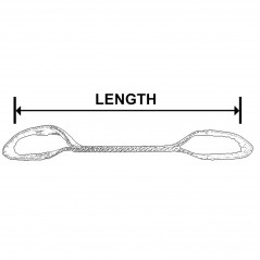 1 Ton Flat Polyester Woven Webbing Lifting Sling Belt