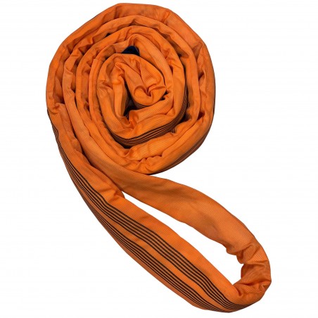 10 Ton Round Polyester Endless Tubular Webbing Sling ‘Single Sleeve’