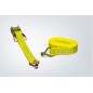 DeltaPlus 1.5 Ton Double “J” Hook Cargo Lashing Ratchet Tie Down Strap Belt