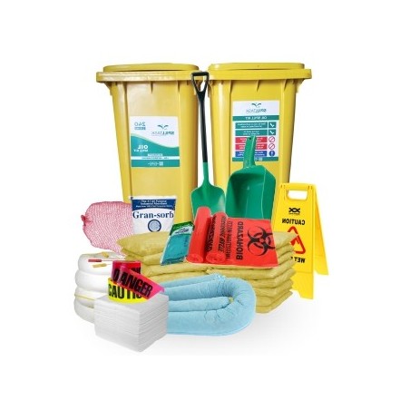 Spilltask 240 Litre Oil Emergency Spill Kit Station