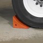 Orange Urethane Wheel Chock