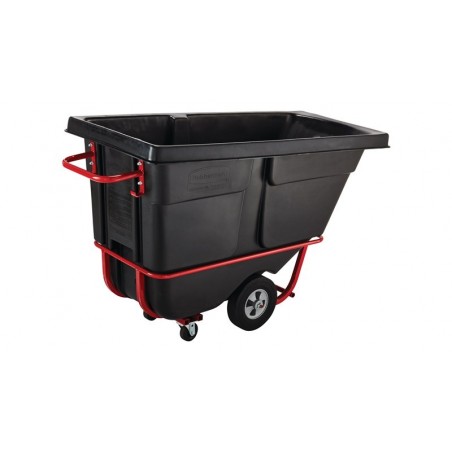 Rubbermaid Rotomolded Standard Duty Tilt Truck Black