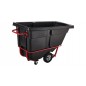 Rubbermaid Rotomolded Standard Duty Tilt Truck Black