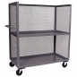 3 Sided Mesh Trucks 30" x 60" (2 shelves)