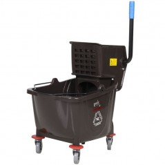36L Industrial Mop Bucket black