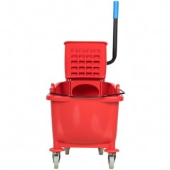 36L Industrial Mop Bucket red