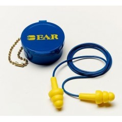 3M E - A - R UltraFit Corded Earplug 340-4002 with Carrying Case